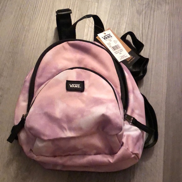 Vans Got This Ranged 2 Mini Nylon Backpack Lavender Pink Tie Dye NWT - Picture 3 of 16
